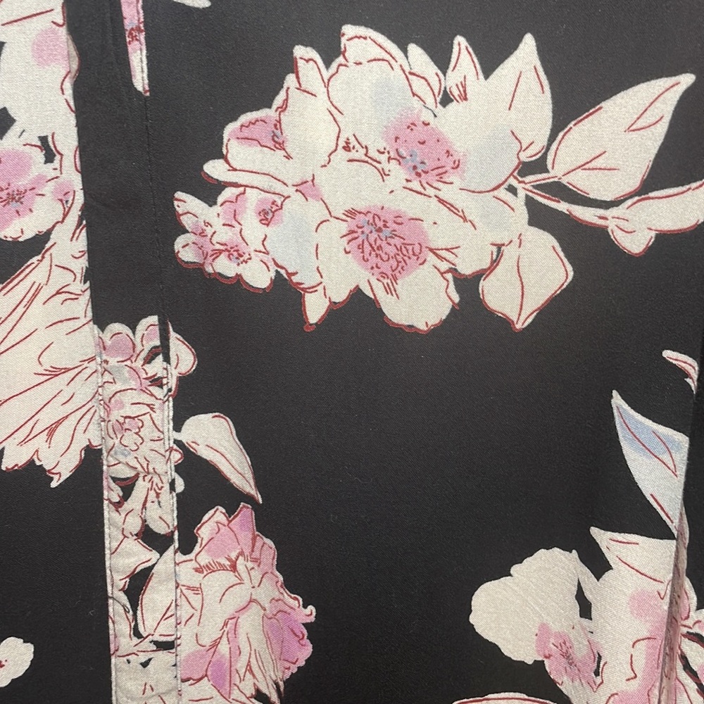 Candie’s Floral button down Tunic women’s size 2x - Picture 4 of 4